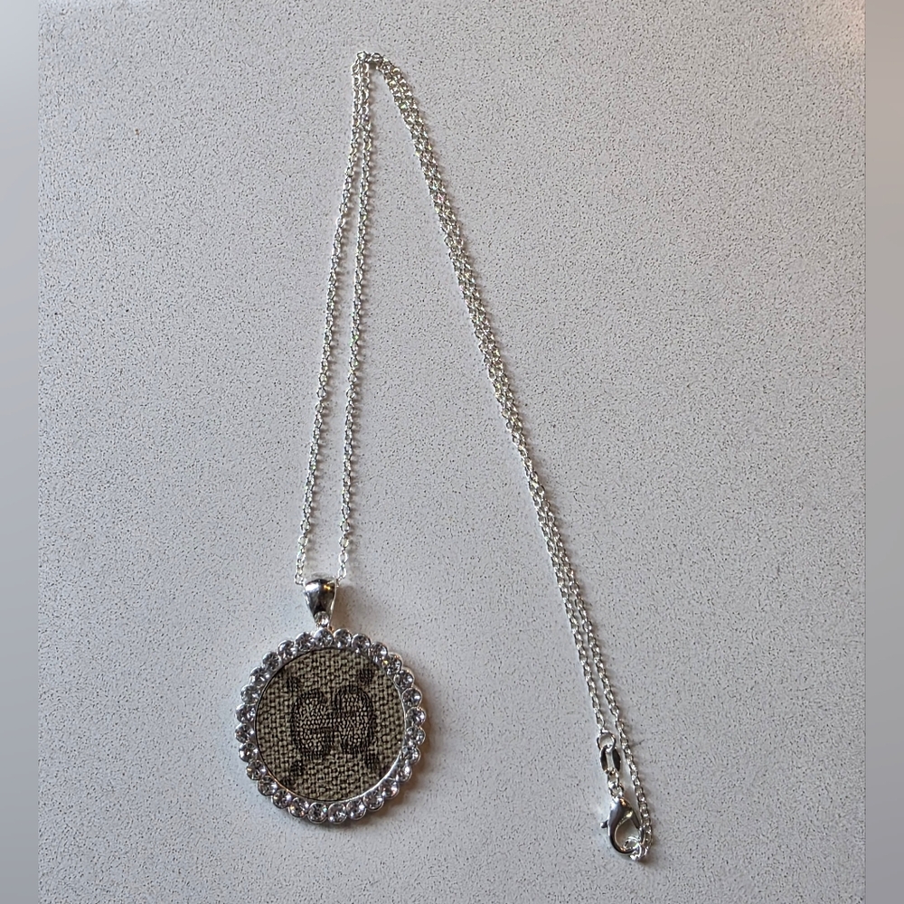 Upcycled Gucci Pendant Necklace - Picture 3 of 4